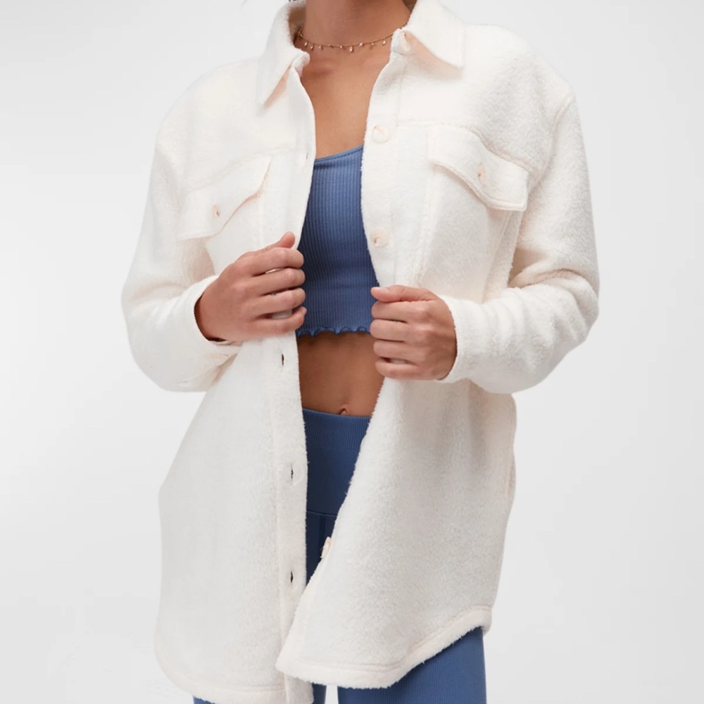 Spiritual Gangster Sherpa Shacket